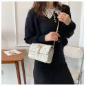 Shoulder Messenger Bag (White)