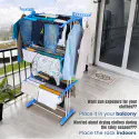3 Layer cloth Rack