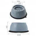 (4 Pcs Set) Anti-Vibration Feet Pads Washing Machine Rubber