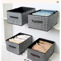 New Printed Cloth Storage Box ( 4 Pcs )