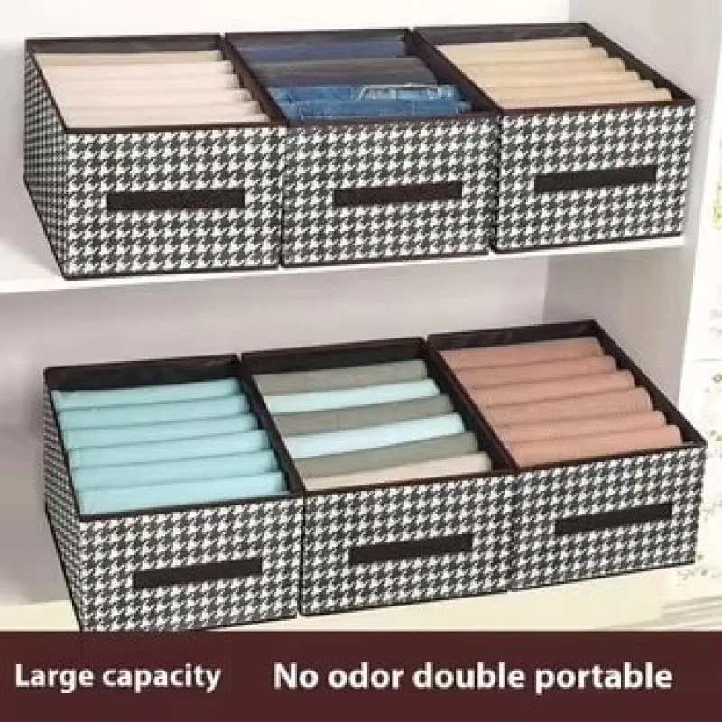 New Printed Cloth Storage Box ( 6 Pcs )