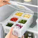6 Grid Refrigerator Storage Box