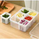 6 Grid Refrigerator Storage Box