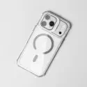 Crystal Clear MagSafe Camera Guard Stand Case for iPhone