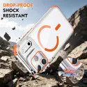 Crystal Clear MagSafe Camera Guard Stand Case for iPhone