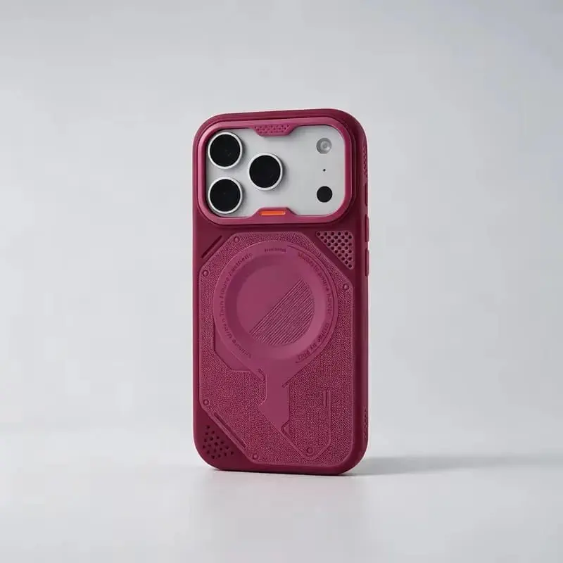 Crystal Clear MagSafe Camera Guard Stand Case for iPhone