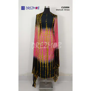 Unstitched Silk 2 Pc...