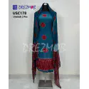 Unstitched Silk 2 Pcs USC178 (Tie-Dye) 