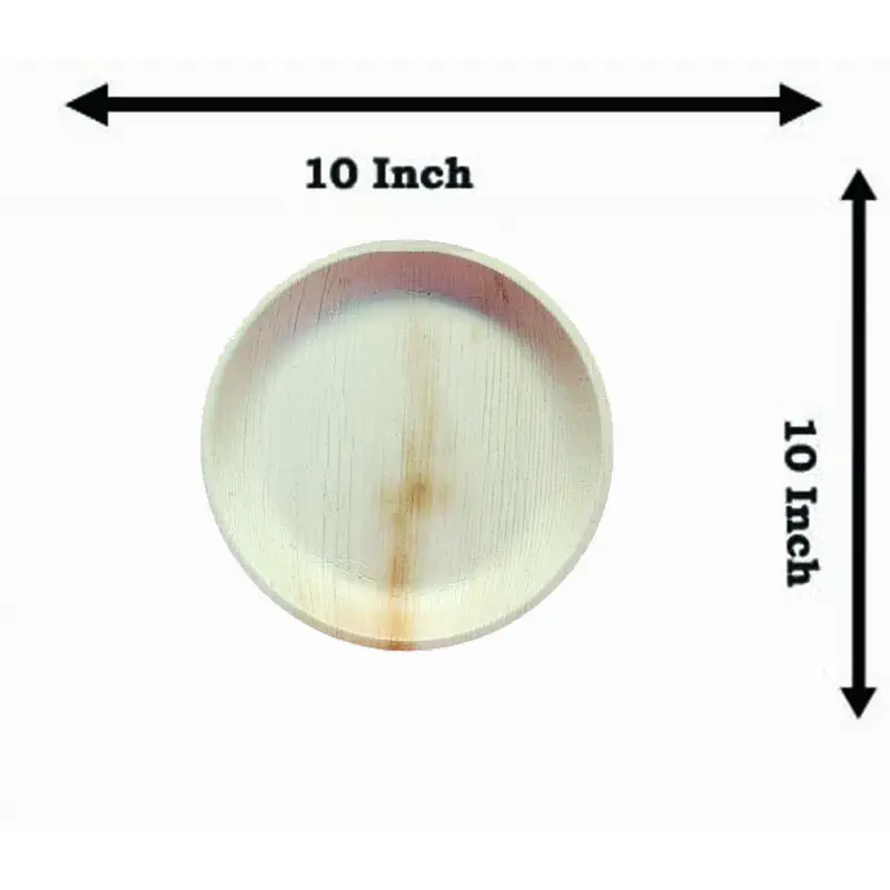 10 Inch Round Plate- 6 Pcs