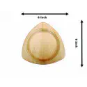 8 Inch Snacks Triangle Plate -  - 6 Pcs 