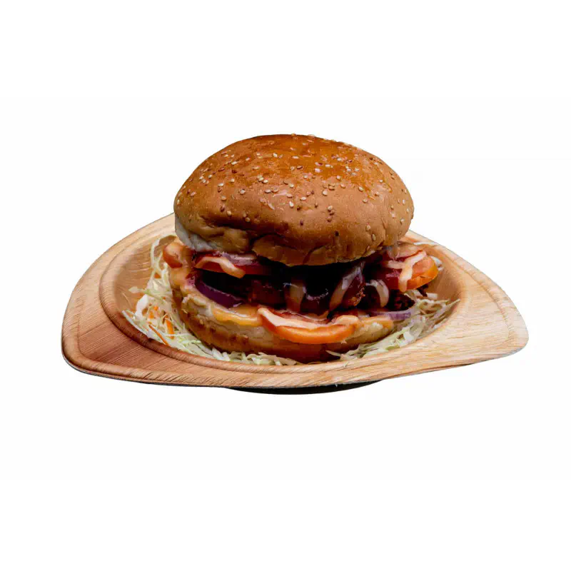 8 Inch Snacks Triangle Plate -  - 6 Pcs 
