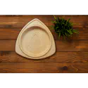 8 Inch Snacks Triangle Plate -  - 6 Pcs 