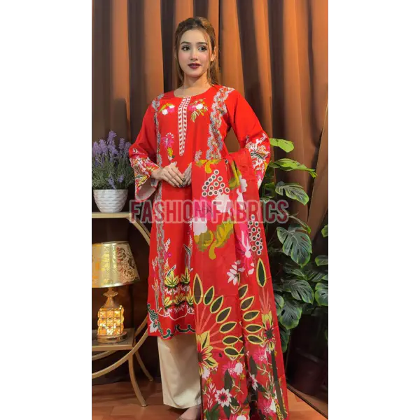 Premium Digital Print Dress