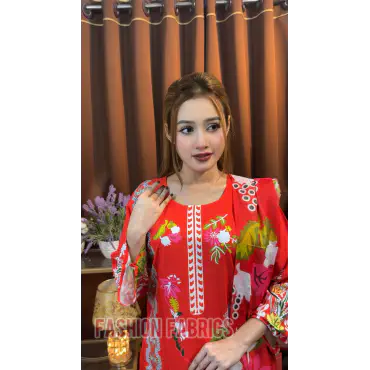 Premium Digital Print Dress