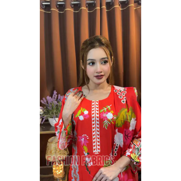 Premium Digital Print Dress