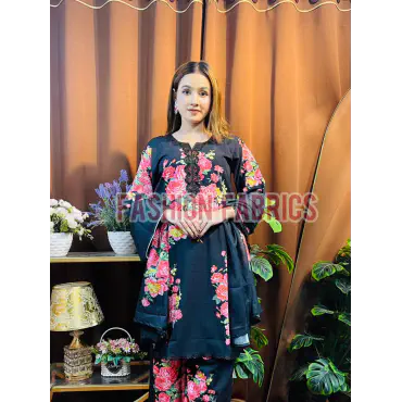 Premium Digital Print Dress