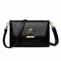 New Style Kangaroo Shoulder Bag with Adjustable Strap (Black)