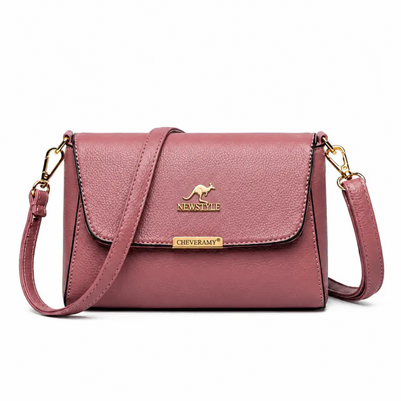 New Style Kangaroo Shoulder Bag with Adjustable Strap (Purple)