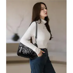 New Crossbody vintage bag  (Black)