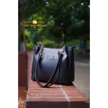 Signature Classic shoulder women's tote bags ( Black) 