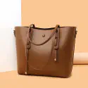 Tote College Bag  (Brown)