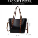 Tote College Bag  (Black)
