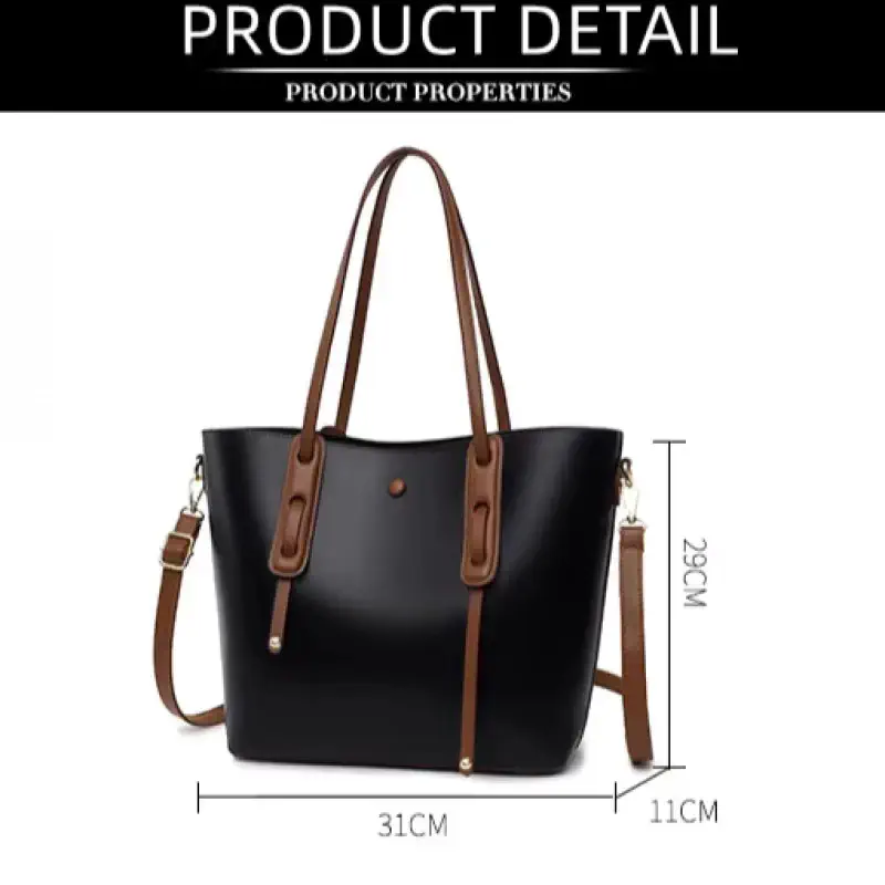 Tote College Bag  (Black)