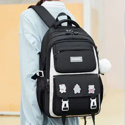 Academy Style Doll School & Travel Backpack (Black)