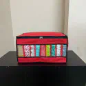 1 pics Transparent Full cover Cloth Organizer box(Red/লাল কালার)
