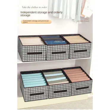 Printed Cloth Storage BOX (6 pics)  ফ্রি ডেলিভারি চার্জ!