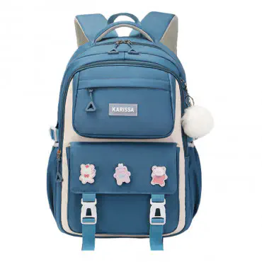 Waterproof School Bag (Blue)