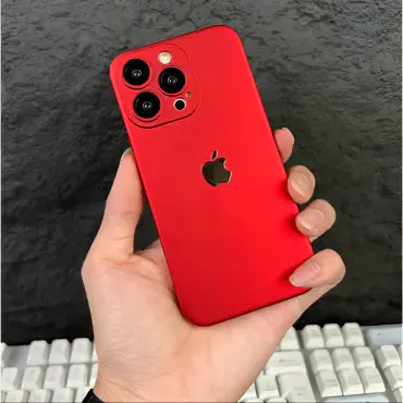 Luxury Hard PC Matte Case for iPhone With Lens Protection
