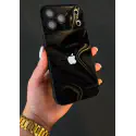 Premium Windows Glossy Water Ripple Rattern Puffer Phone Case For iPhone
