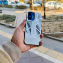 Premium Fragrance Heat Dissipation Case for iPhone 11 to 16 Pro Max, Black & Silver Color Available