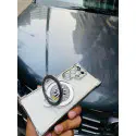 Luxury Clear Rotating Gyro Magnetic Stand Case For Samsung