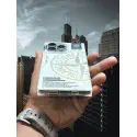 Fashion Laser Square Phone Case For iPhone