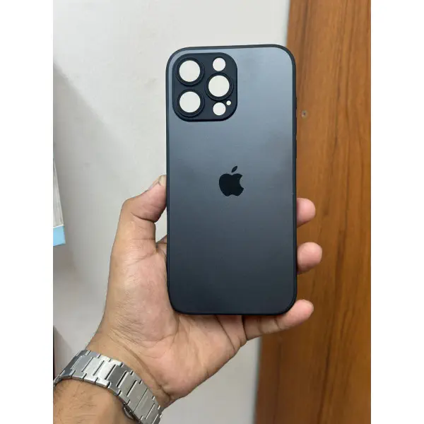 Premium AG Non-Breakable Glass Case For iPhone