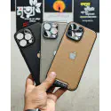 Premium Magnetic PU Leather Without Camera Lens Protection Case for iPhone