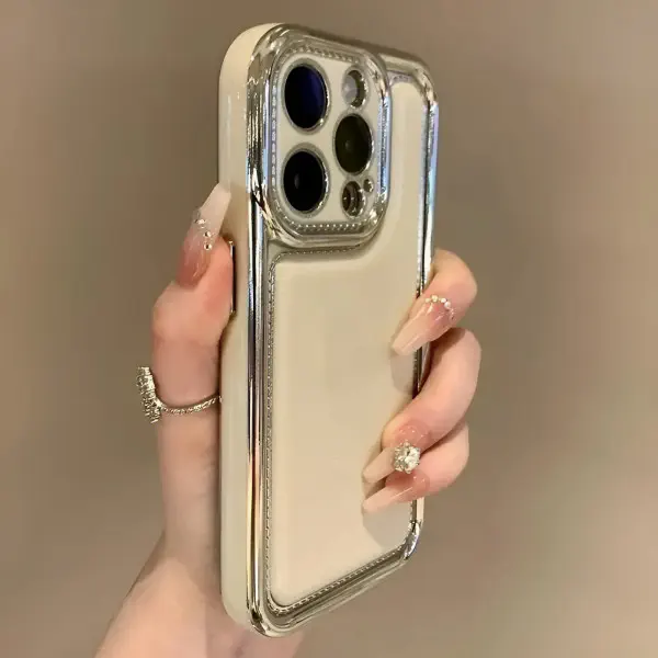 Luxury Electroplated Cortex Phone Case For iPhone