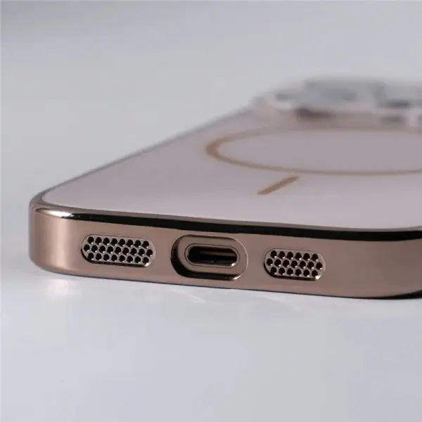 AG Frosted Fine Ring Magnetic Case for iPhone