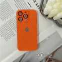 Premium Quality Orange Color Hard PC Case for iPhone