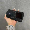 Poly Carbonate CamSheell Folding Bracket Armor Magnetic Phone Case for iPhone
