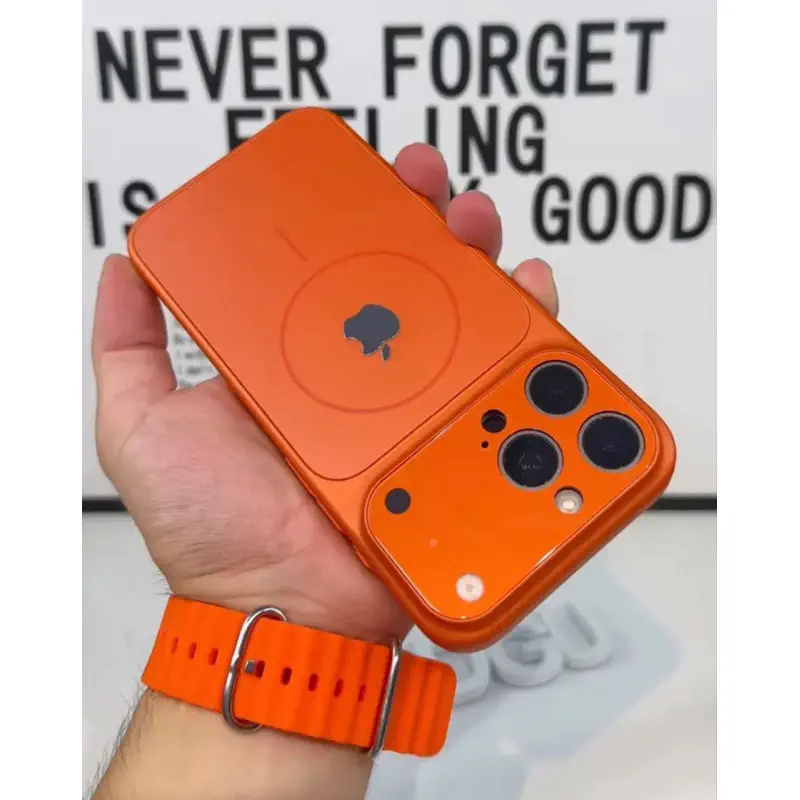 Poly Carbonate 17 Series Concept Magsafe with Logo Case For iPhone ( OFFER PRICE 590 TK)