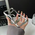 Hollow Snake Plating Poly Carbonate Phone Case for iPhone