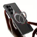 GKK Magnetic Ring Holder Hard Ultra Series Nylon Fabric Shockproof Case for Samsung Galaxy