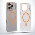 Ultra Thin Slim-Fit Syndee Matte Magnetic Case For iPhone (Orange)