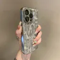 Luxury Leopard Print Glass Lens Film Soft Bumper Case – Women's Fashion Casing for iPhone 