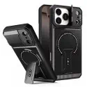 Folding Bracket Armor Camshell Magnetic iPhone Case
