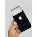 Luxury Electroplated Velvet Soft Phone Case - Black