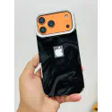 Luxury Electroplated Velvet Soft Phone Case - Black
